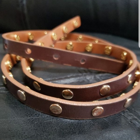 Authentic Tory Burch Leather Belt size L36-3